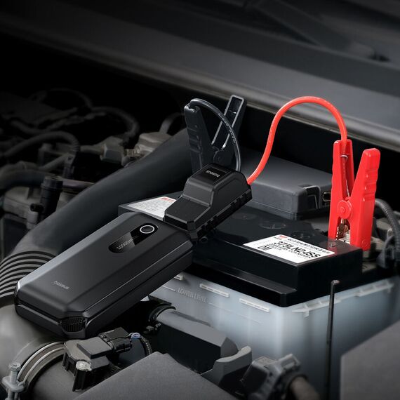Jumpstarter Baseus Power Starter 10000mAh 12V (1000A / 500A) + Crocodile Cables Black (C00245501113-00) | Techbox