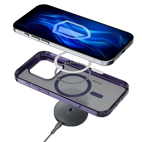 3mk Frosty MagCase Purple Case for Apple iPhone 16 Pro Max - purple | Techbox