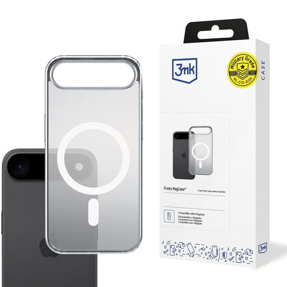 3mk Frosty MagCase for iPhone 17 Air - White