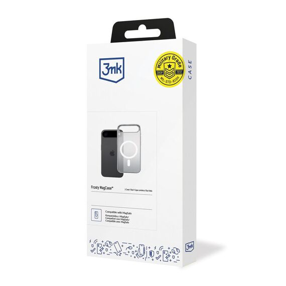 3mk Frosty MagCase for iPhone 17 Air - White