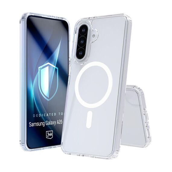 3mk Armor MagCase for Samsung Galaxy A26 5G - Transparent