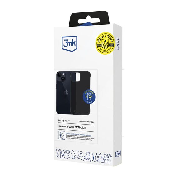 3mk Just20g Matt Case for Apple iPhone 15 Plus - Matte Black - Uncategorized Cases (2) - Cases - Techbox
