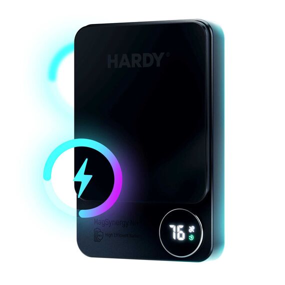 Powerbank 3mk HARDY MagSynergy Ni+ 5,000mAh 22.5W USB 1C1L - black - Powerbanks - Smartphone Chargers - Techbox