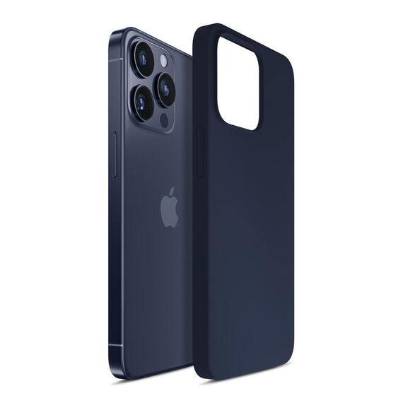 3mk Silicone Case for iPhone 16 Pro - Navy Blue | Techbox