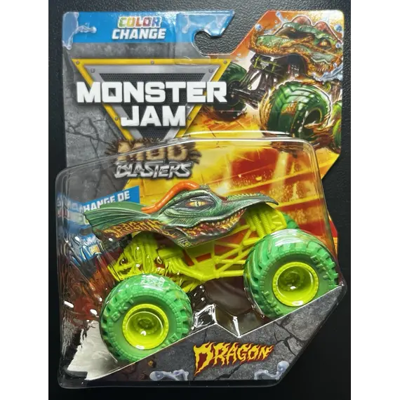 Monster Jam - 1:64 Mud Blasters - Dragon / Toys