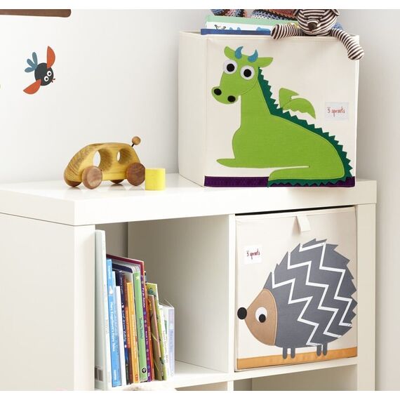 3 Sprouts - Storage Box - Green Dragon / Baby and Children