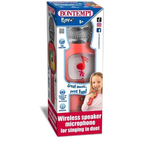 Bontempi - Wireless Karaoke Microphone For Duets (485110) / Toys