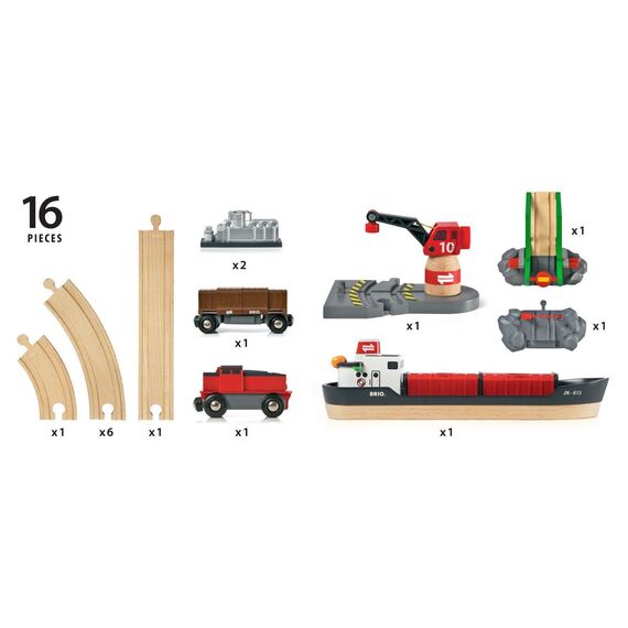 BRIO - Cargo Harbour Set (33061) / Toys
