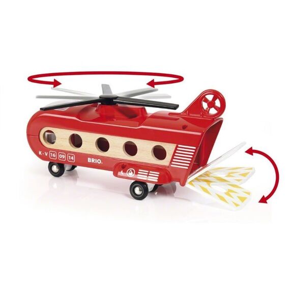 BRIO - Cargo Transport Helicopter (33886) / Toys