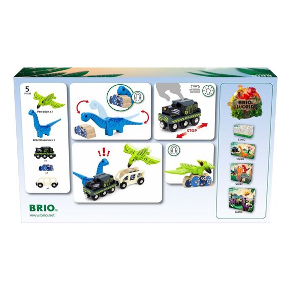 BRIO - Dinosaur Battery Train - 36096 / Toys