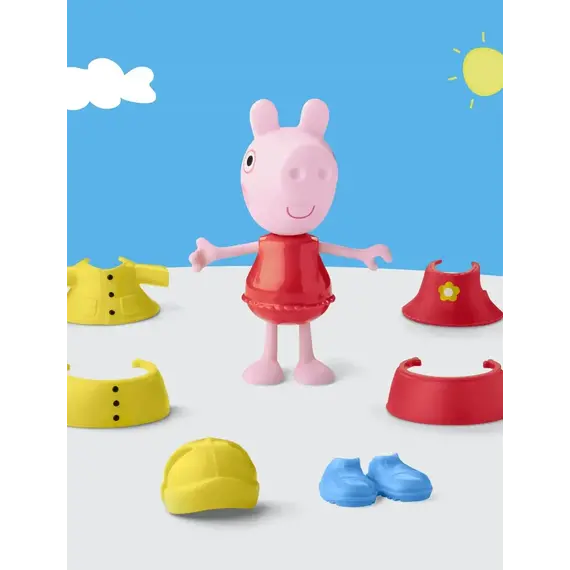 Peppa Pig - Peppa & Friends Dress Up 15 cm - Rainy Day / Toys