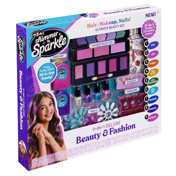 Shimmer n Sparkle - 9 in 1 Deluxe Beauty and Fashion (65699) / Toys