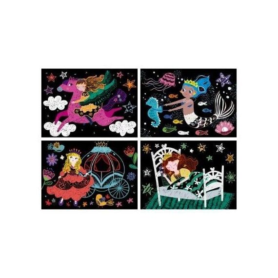 Avenir - Mini Scratch Book - Princess (58CH221658) / Toys