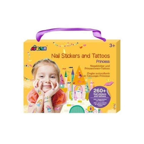 Avenir - Nail Stickers and Tattoos - Princess (58NA218206) / Toys
