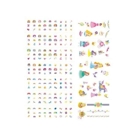 Avenir - Nail Stickers and Tattoos - Princess (58NA218206) / Toys
