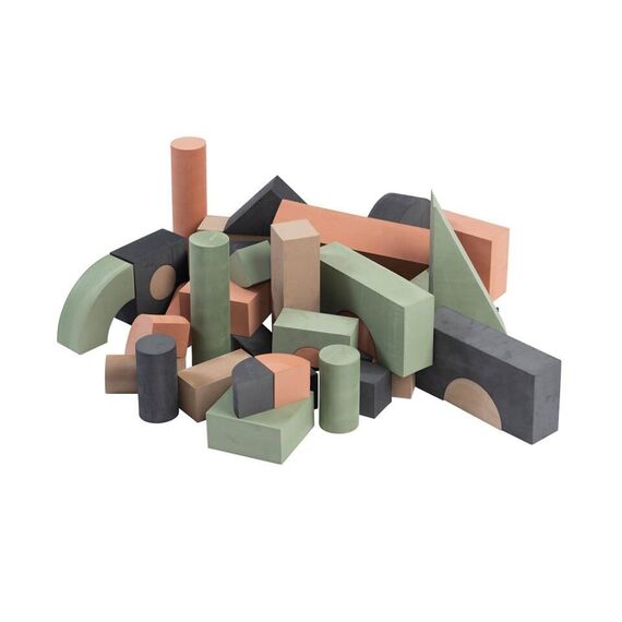 BabyTrold - Foam building blocks - Antracit (5704211720850) / Toys