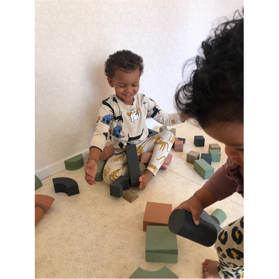 BabyTrold - Foam building blocks - Antracit (5704211720850) / Toys