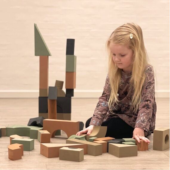 BabyTrold - Foam building blocks - Antracit (5704211720850) / Toys