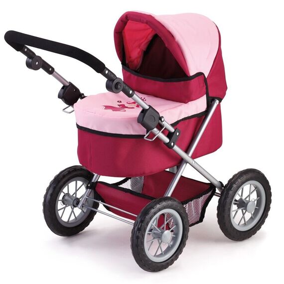 Bayer - Dolls Pram - Trendy - Red/Pink (13014AA) / Toys