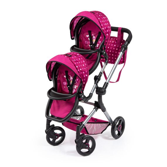 Bayer - Twin Pram - Neo - Pink (26267AA) / Toys