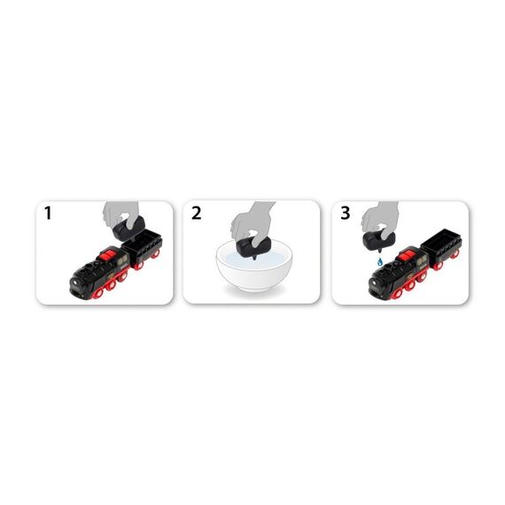 BRIO - Battery-Operated Steaming Train (33884) / Toys