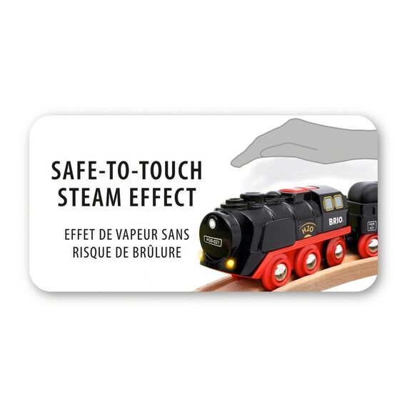 BRIO - Battery-Operated Steaming Train (33884) / Toys