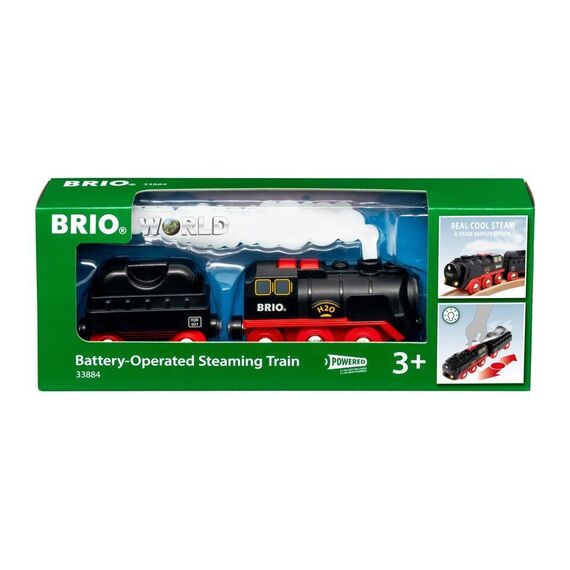 BRIO - Battery-Operated Steaming Train (33884) / Toys