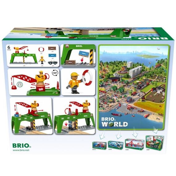 BRIO - Container Crane (33996) / Toys