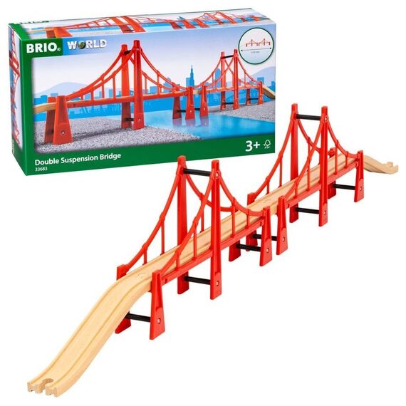 BRIO - Double Suspension Bridge (33683) / Toys