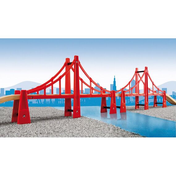 BRIO - Double Suspension Bridge (33683) / Toys