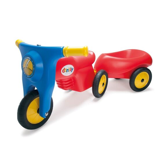 Dantoy - Scooter with rubberwheels, Red (3321) / Toys
