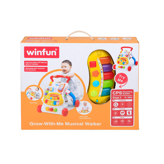 Winfun - Grow-with-Me Musical Walker (000804) / Toys
