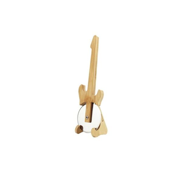 Winkee - Pizza Cutter - Guitar Pizza Cutter with Stand / Gadgets