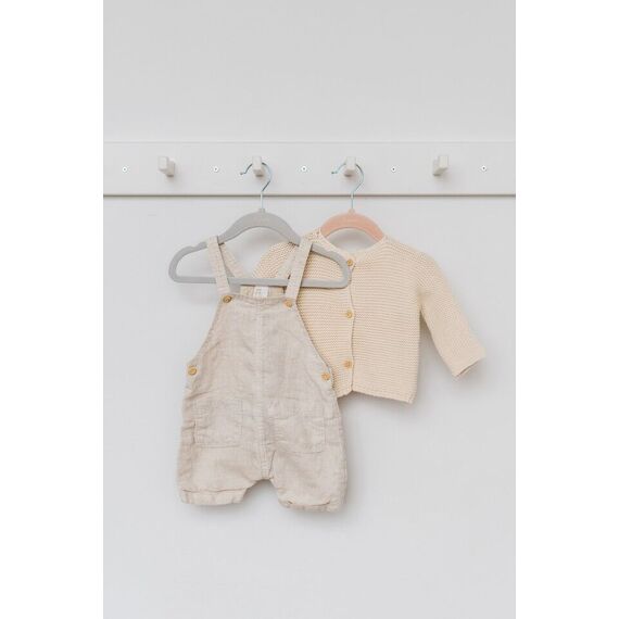 3 Sprouts - Velor Hanger 15 pcs Grey / Baby and Children