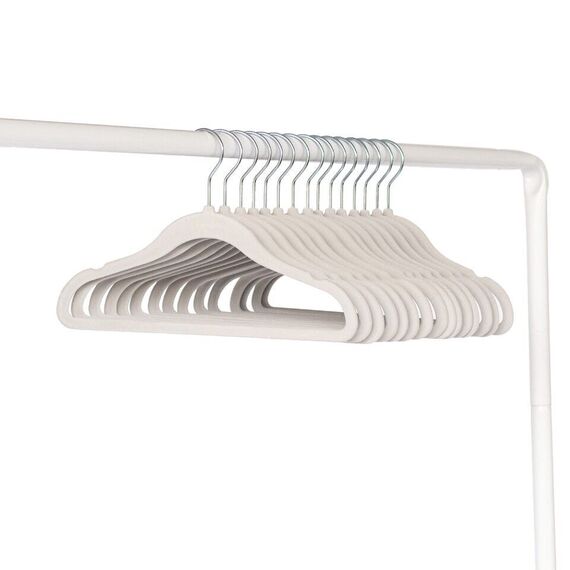 3 Sprouts - Velor Hanger 15 pcs Grey / Baby and Children