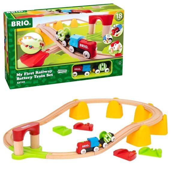 BRIO - My First Railway Battery Operated Train Set (33710) / Toys