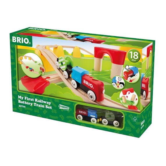 BRIO - My First Railway Battery Operated Train Set (33710) / Toys