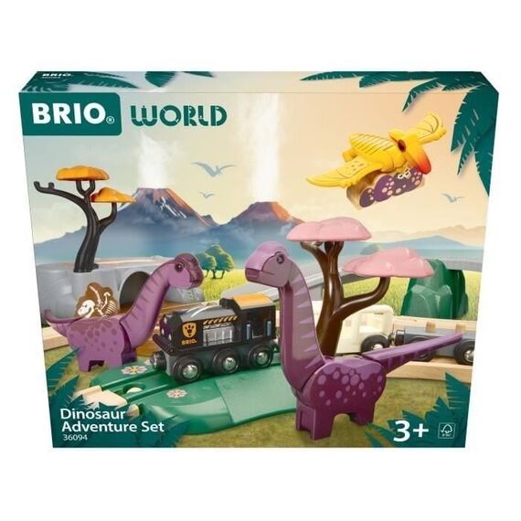 BRIO - Train set with dinosaurs - (36094) / Toys
