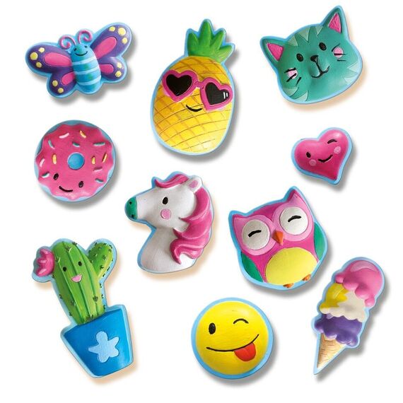 SES Creative - Casting & painting - happy figures - (S01133) / Toys