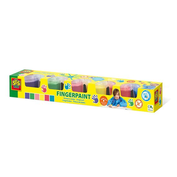 SES Creative - Fingerpaint 6 colours - (S00315) / Toys