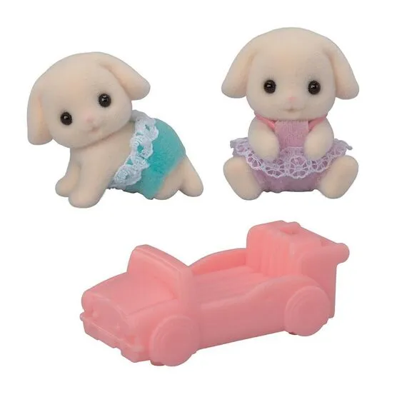 Sylvanian Families - Flora Rabbit Twins (5737) / Toys