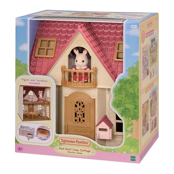 Sylvanian Families - New Red Roof Cosy Cottage Starter Home (5567) / Toys