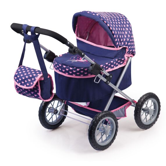 Bayer - Dolls Pram - Trendy - Navy (13052AA) / Toys
