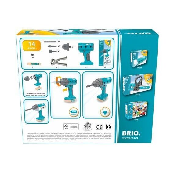 BRIO -Builder, Power Screwdriver - (34600) / Toys