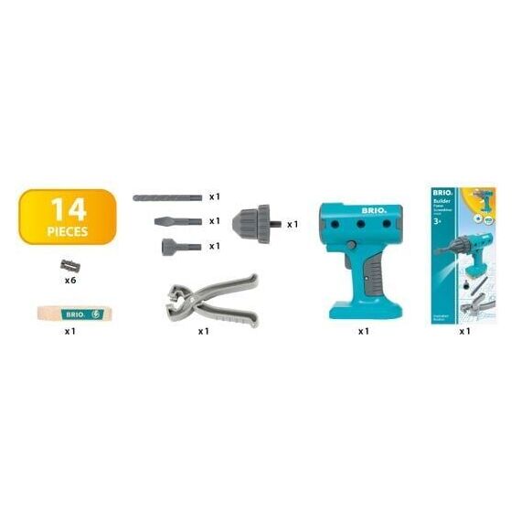 BRIO -Builder, Power Screwdriver - (34600) / Toys