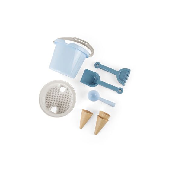 Dantoy - Bucket set w. Ice cream cones - Blue (4802) / Toys