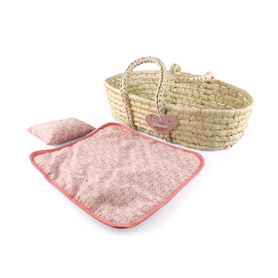 Happy Friend - Wicker Moses Basket (504318) / Toys