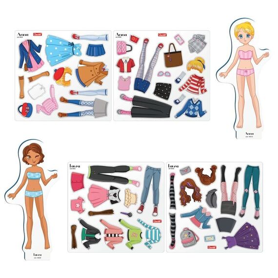 Quercetti - Magnetic Fashion Best Friends - (QU-2935) / Toys