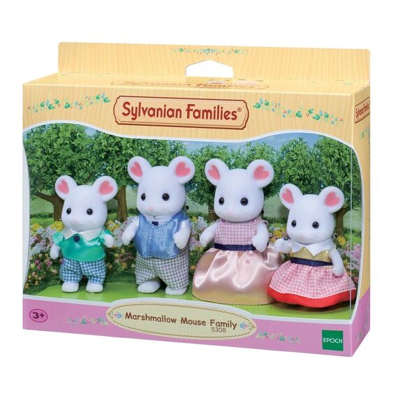 Sylvanian Families - Marshmallow Mouse Family (5308) / Toys