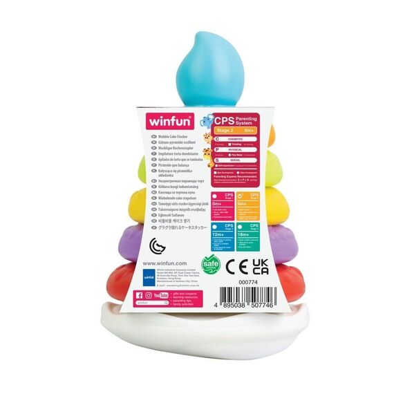 Winfun - Wobble Cake Stacker (0774-NL ) / Toys